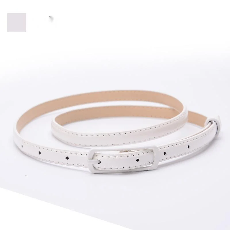 2023 New Hot Selling Belt Candy Color Lacquer Leather Brilliant Color Fashion Belt Women's Decoration Versatile Thin Belt_voghion.com