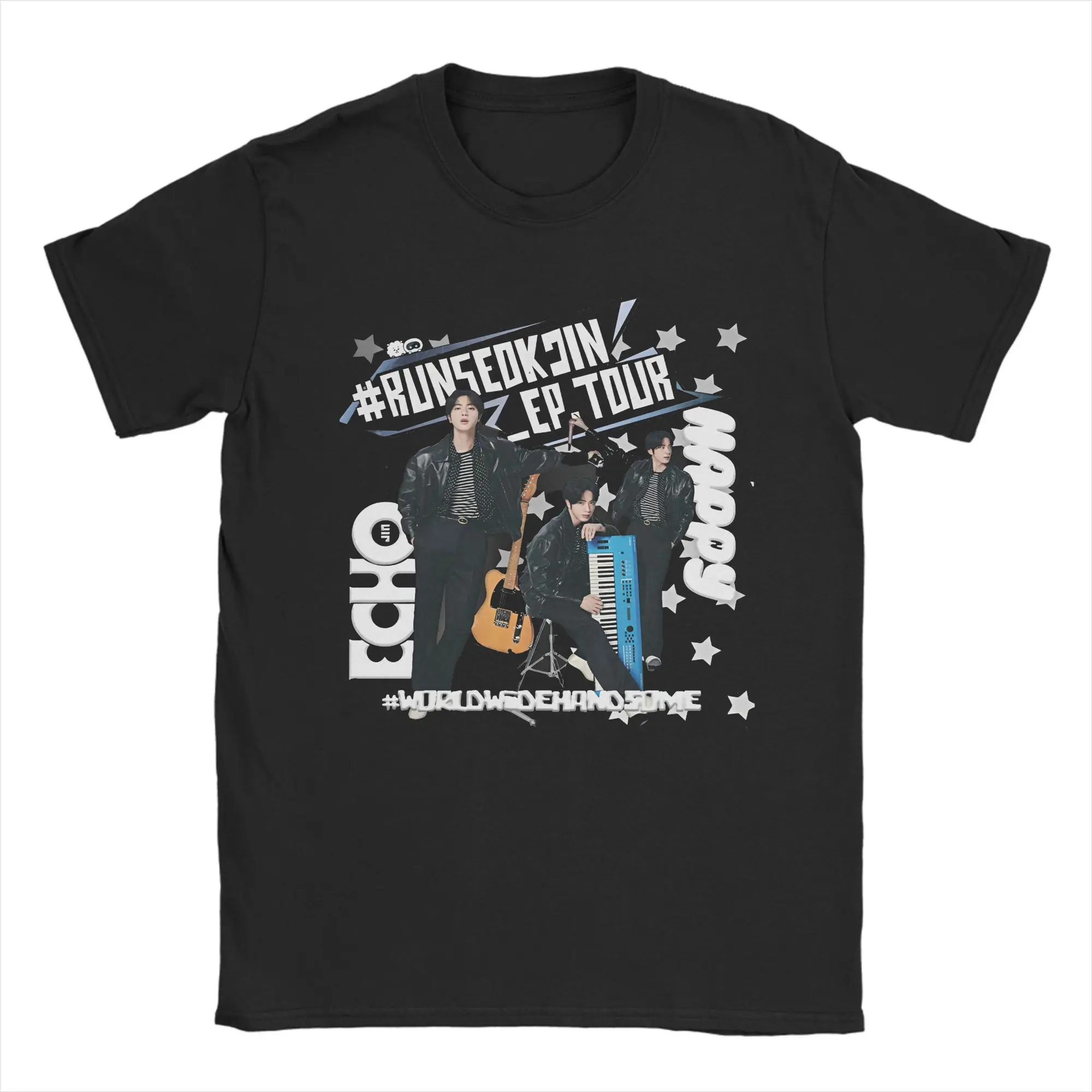 Jin Run seokjin EP Tour 2025 concert kpop Tee Shirt for Men
