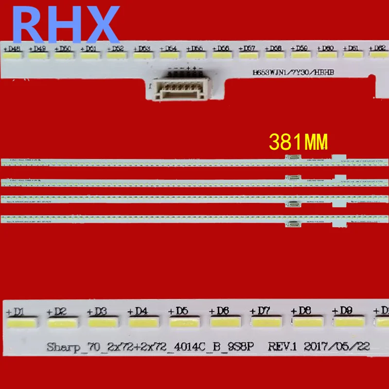 New Original   for LCD-70SU676A LCD-70MY6150A LCD-70SU678A   LCD-70SU675A  381MM  72LED  100%NEW LED backlight strip