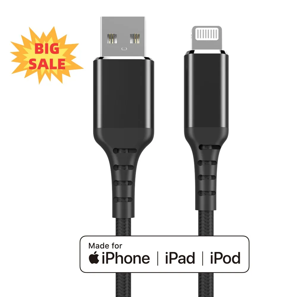 Cavo Usb A A Lightning Cavo Usb Lightning Certificato Mfi Kabel Originale Per Iphone 14 13 12 11 Pro Max Xs 6S 7 8 Plus Origine