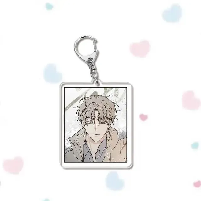 Anime Manga Waterside Night Yaoi Couple Keychain Low Tide In Twilight Taeju Cartoon Figures Pendant Key Chain BL Jewelry Gifts