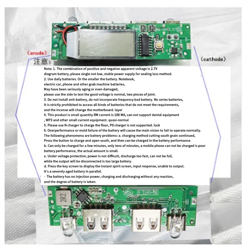 HOT Lithium Battery Charger Board LED Dual USB 5V 2.4A Circuit Board Micro/Type-C USB Power Bank 18650 Charging Module