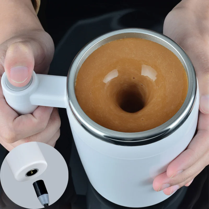 Self Stirring Magnetic Mug Stainless Steel Coffee Milk Mixing Cup Automatic  Stirring Cup Smart Mixer Thermal Cup Coffee Cup - AliExpress