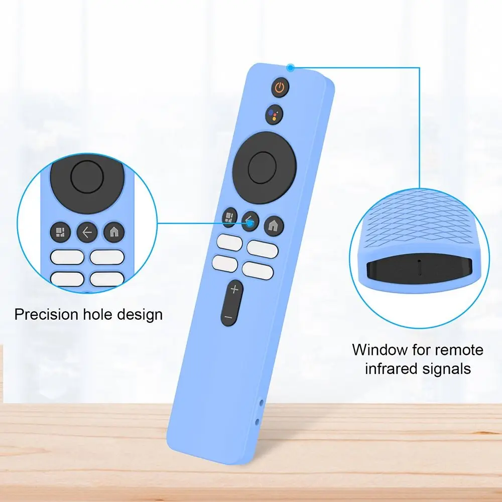 Description Picture 5 of itemProtective Case Remote Control Case Silicone Shockproof TV Remote Cover Plain Color TV Stick Cover for Iconic Brand TV Box S (2nd Gen)