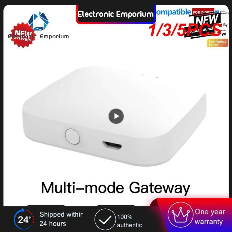 

Умный шлюз Tuya 3,0, 1/3/5 шт., многорежимный + сетчатый концентратор, работает с приложением Smart Life, голосовое управление, Alexa