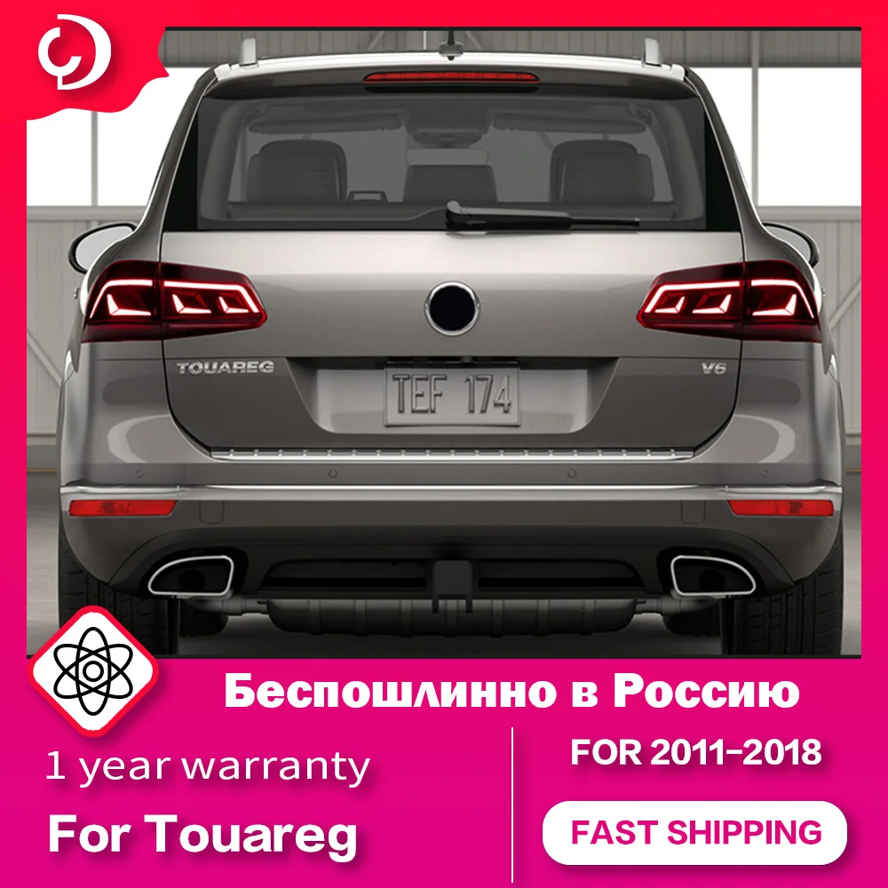 

Taillights for VW Touareg 2011-2018 LED DRL Auto Body Parts Outer Tail Lamp Turn Signal Rear Reverse Brake Lights Replacement
