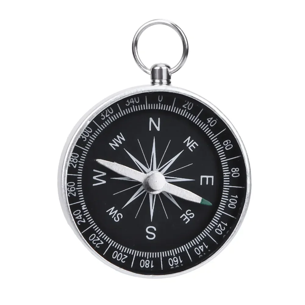 Compass Keychain Pendant Aluminum Alloy Portable Gift Mini Pocket Outdoor Adventure Travel Camping Hiking Compass Survival Tools