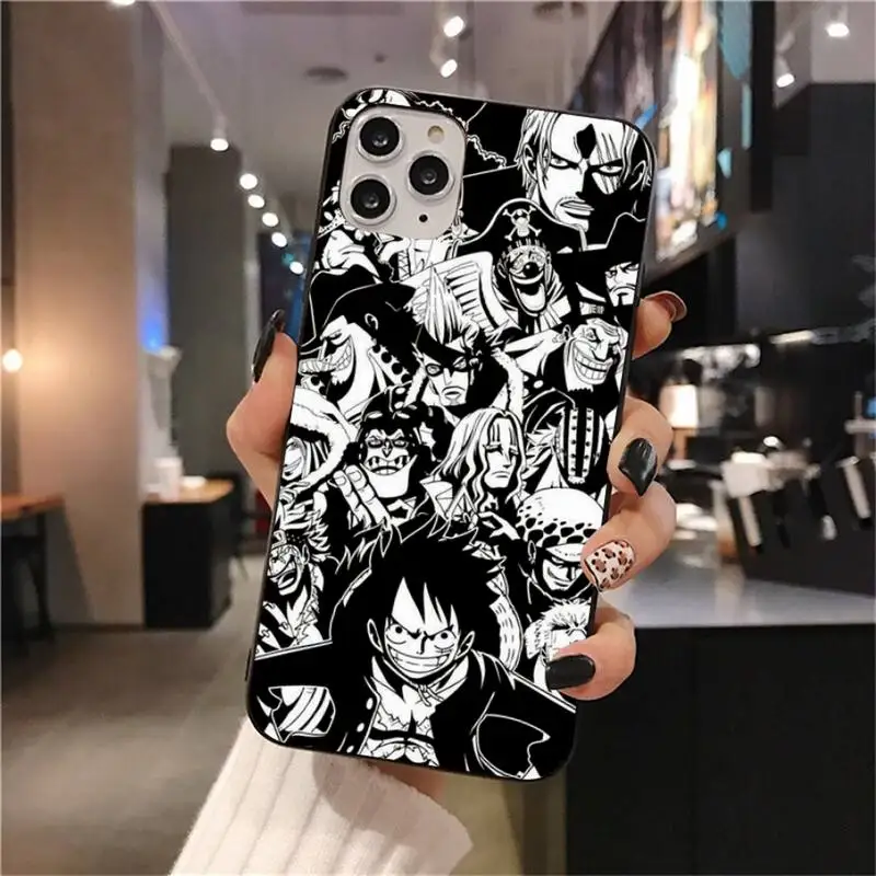 Anime One Piece Luffy Zoro Phone Case For iphone 13 12 11 Pro Mini XS Max 8 7 Plus X SE 2020 XR cover iphone 13 magnetic case
