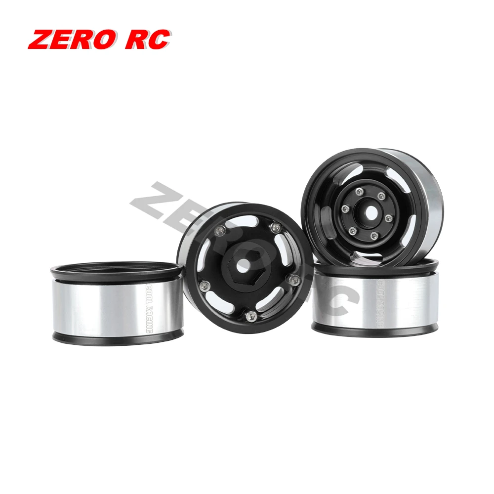 Jante de roue à billes en métal pour voiture RC ROCK Crawler, 1.55 pouces, pour 1/12 1/10 D90 TF2 Tamiya CC01 LC70 MST JIMNY Axial 90069 Rc  26