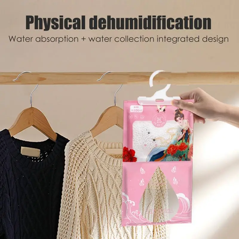 Humidity Absorber Effective Moisture Absorbers 120g Car Dehumidifier Flexible Moisture Proof Bag For Bedrooms Cloakrooms Closets