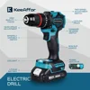 KEEAFFOR 1200W 450NM Torque Brushless Electric Impact Drill 20Gears Electric Screwdriver Cordless Tools For Makita 18v Battery 4