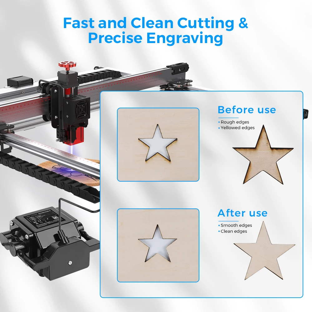 Twotrees-laser Air Assist Pump 30l por Min Compressor de ar para Tts55 Tts10 Ts2 Laser Engraving Machine Velocidade Ajustável Baixo Ruído - Imagem 5