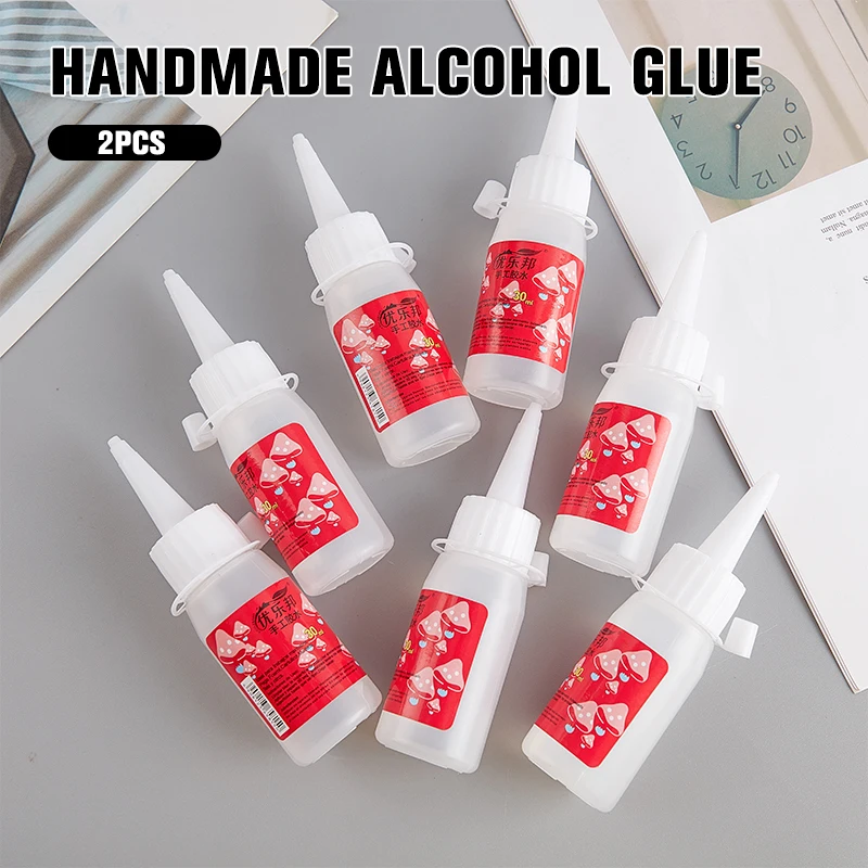 30ml Liquid Glue Alcohol Adhesive Textile Fabric Stationery DIY quick