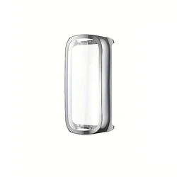 Soft TPU Full Cover Case and Screen Protector with Bumper Protective Shell (Silver)