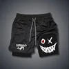 Men's double-layer shorts breathable quick drying shorts suitable for sports training running and sports trends New 2024 model 1