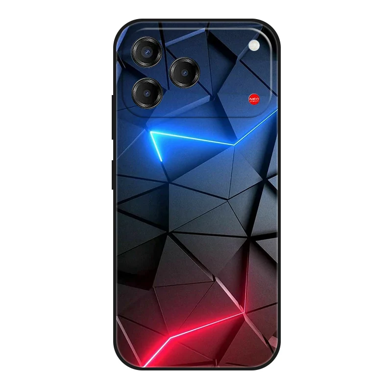 Sleek Black Matte Fashion Phone Case - Slim Soft TPU