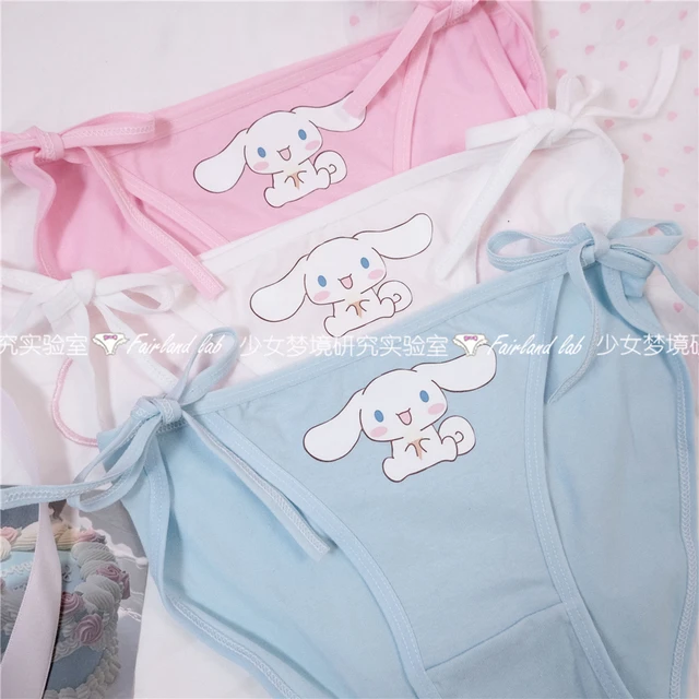 Kawaii Summer Women Sexy Cotton Strap Panties Underwear Anime