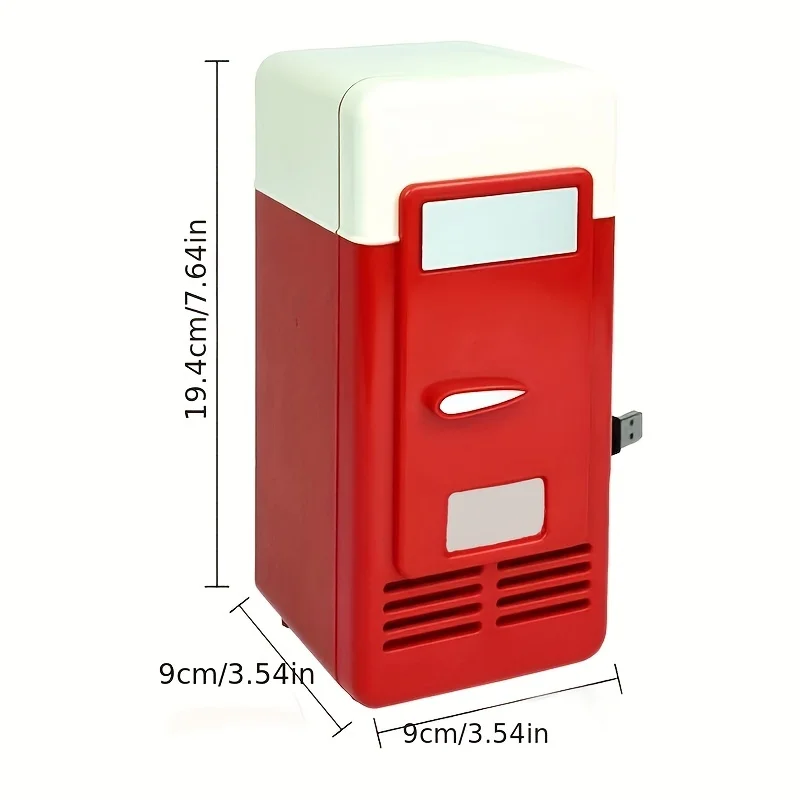 USB Fridge Mini Cooling And Heating Dual Use For Car Computer Office Small Refrigerator Portable Cooler Warmer