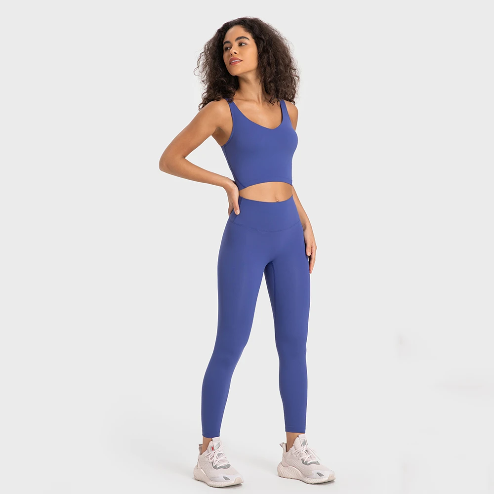 Stretch Nylon Spandex Workout Outfits Women's Tracksuits Gym