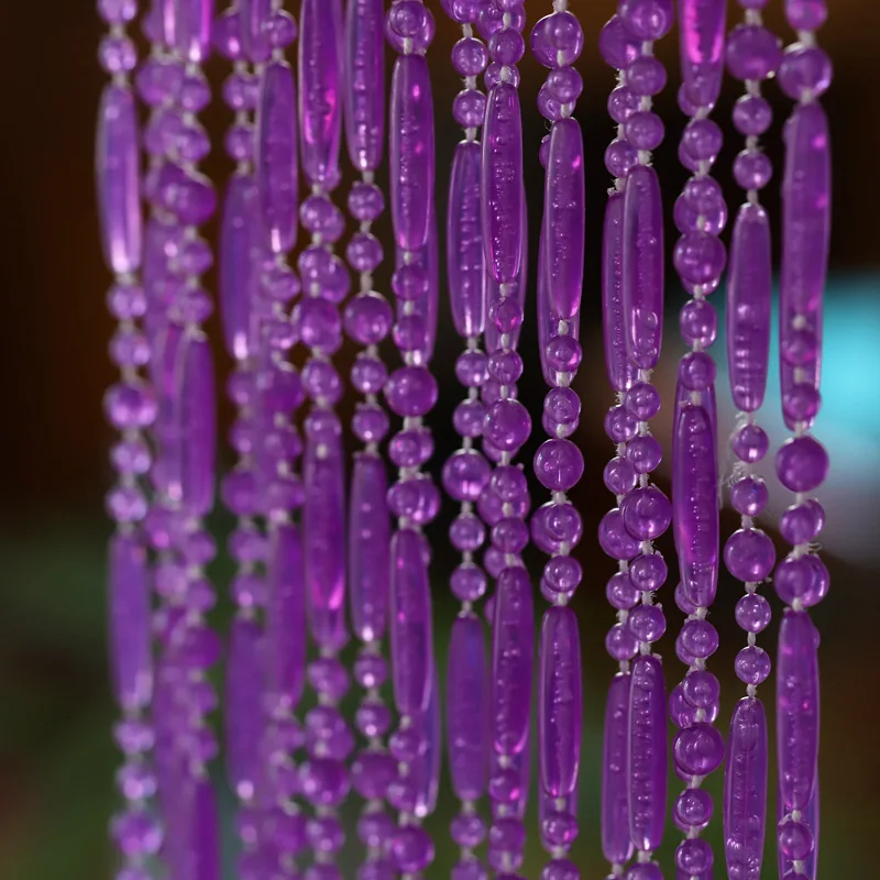 Transparent Acrylic Beads Door Curtain Indoor Home Window Decor
