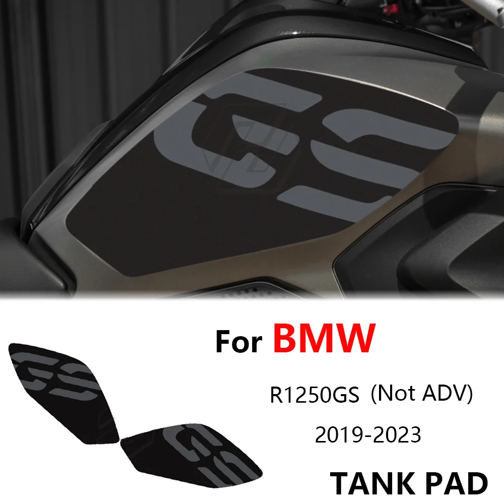 For BMW Motorrad R1250GS 2019-2022 (Not Adv) Tank Grip Traction Pad Side Tank Pad Protection Knee Grip Mat Tank Rubber Sticker for bmw motorrad r1200gs 2014 2018 r1250gs adv 2019 2022 sticker motorcycle accessorie side tank pad protection knee grip