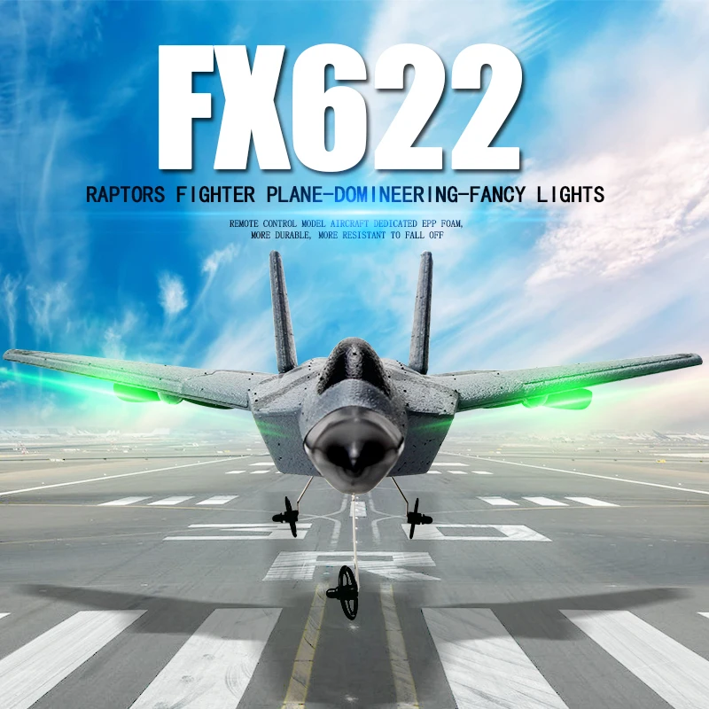 ラジコン飛行機 子供用フォーム飛行機fx622 fx822,2.4g,ラジコン,体育館,飛行機