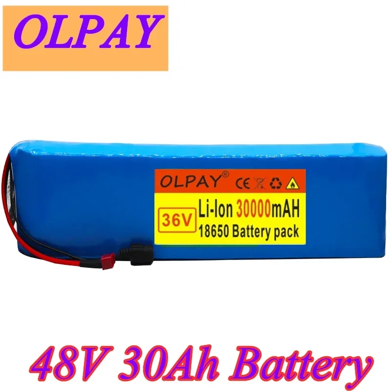 

Original New High Power 36V Battery 10S4P 30Ah 18650 Battery Pack 800W 42V 30000mAh for Ebike Electric Bicycle with BMS