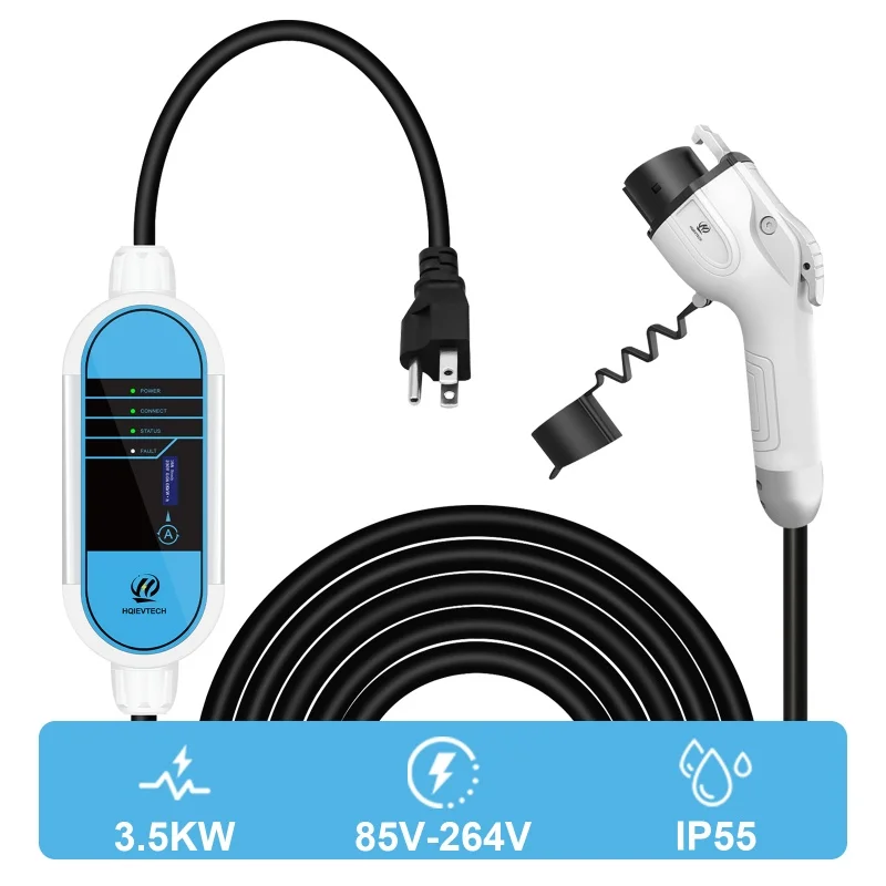 3.5Kw 16A Ev Caricatore Caricatore Portatile Wallbox Tipo Auto Ricarica Rapida Caricatore Automatico Modello Ev Attrezzatura Per Veicoli Elettrici Nuo