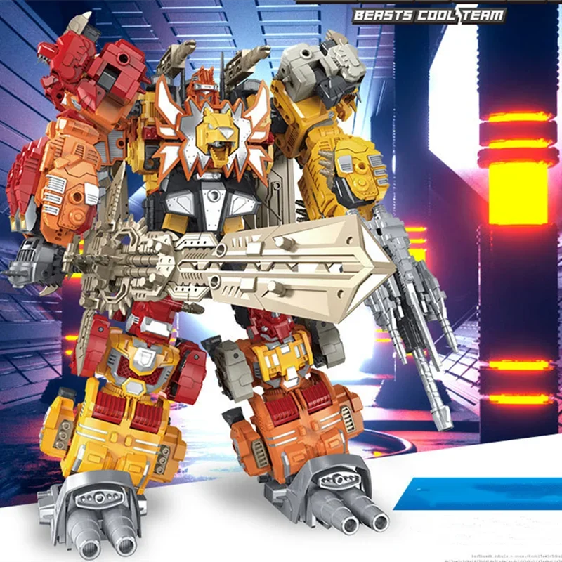 Transformation 6 IN 1 KO Predaking Figure Collectible Model Figures Toy for Kids Gift