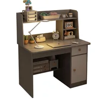 Desk, bookshelf, integrated computer desk, home bedroom, small table for students to learn to write 5