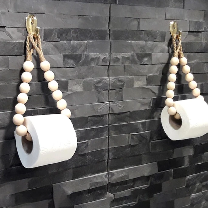 Description Picture 2 of itemTowel Rack Roll Paper  Creative Bead Paper Towel Storage Rack Mingsu Hotel Decoration