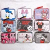 Cartoon Minnie Mickey Mouse Coin Purse Zipper Card Wallet for Women Student Campus Card Holder Bus Card Bag with Keychain 1