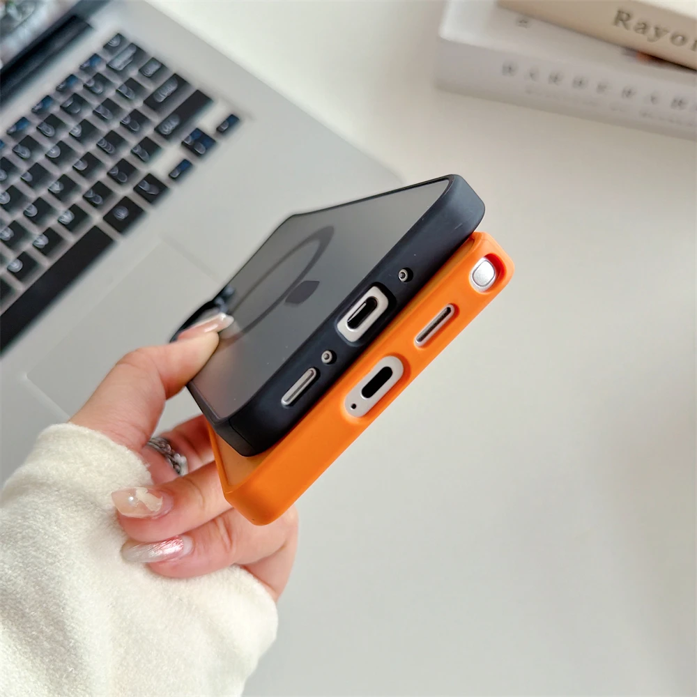 Sleek Matte Magnetic Hard PC Phone Case Cover