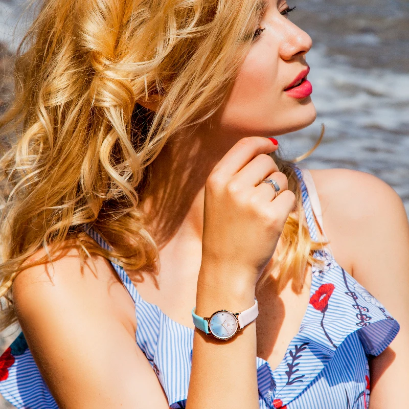 Shengke Creative Color Leather Watches Women Ladies Quartz Watch Relogio Feminino SK Women Wrist Watch Montre Femme #K8029 2