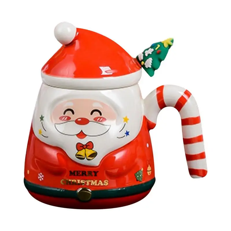 

Santa Coffee Mugs Cartoon Cute Ceramic Cup With Lid 500ml Coffee Mug For Tea Coffee Mugs Cartoon Ceramic Cups For Holiday