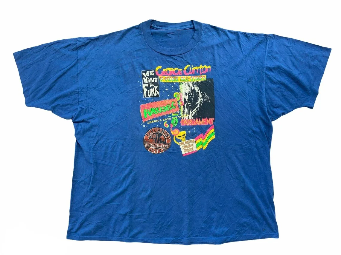 George Martin E Il P Funk All Stars Abbiamo Bisogno Della Maglietta Funk Taglia S-5Xl