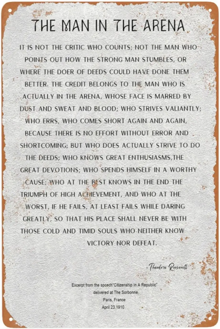 

Мужчина в винтажном металлическом знаке, мотивирующие постеры с вдохновляющими цитатами, аксессуары для барной пещеры, жестяные знаки, уникальный быть