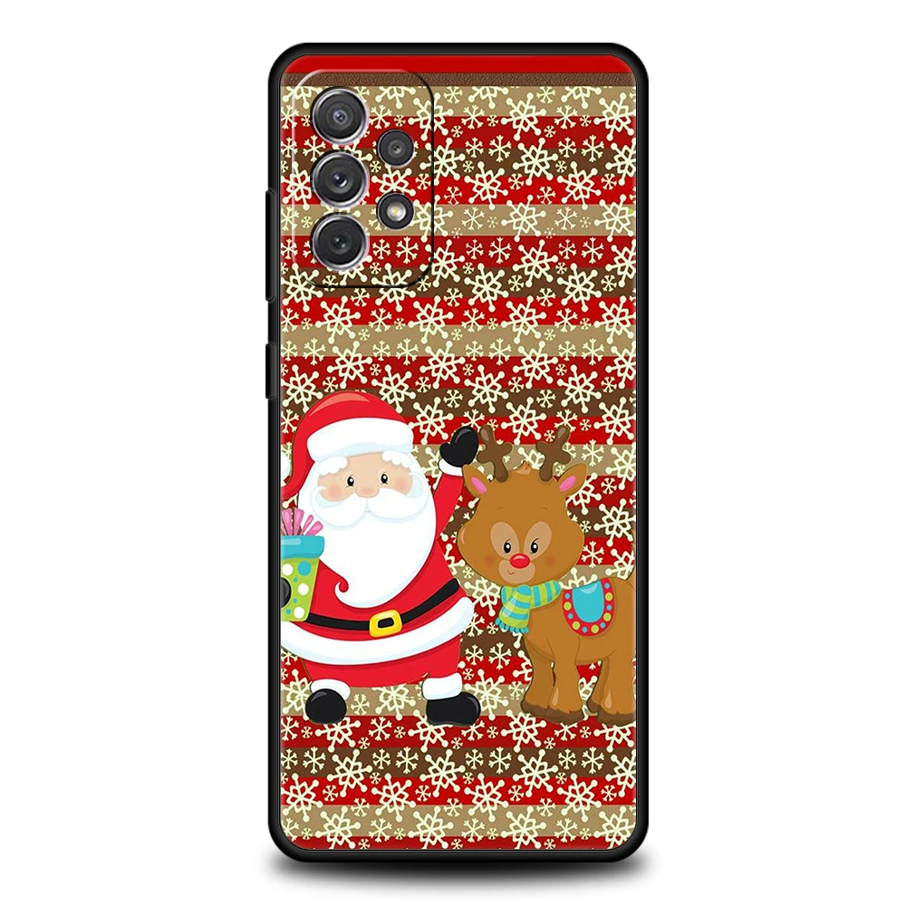 Festive Holiday-Themed Soft Shell Phone Case