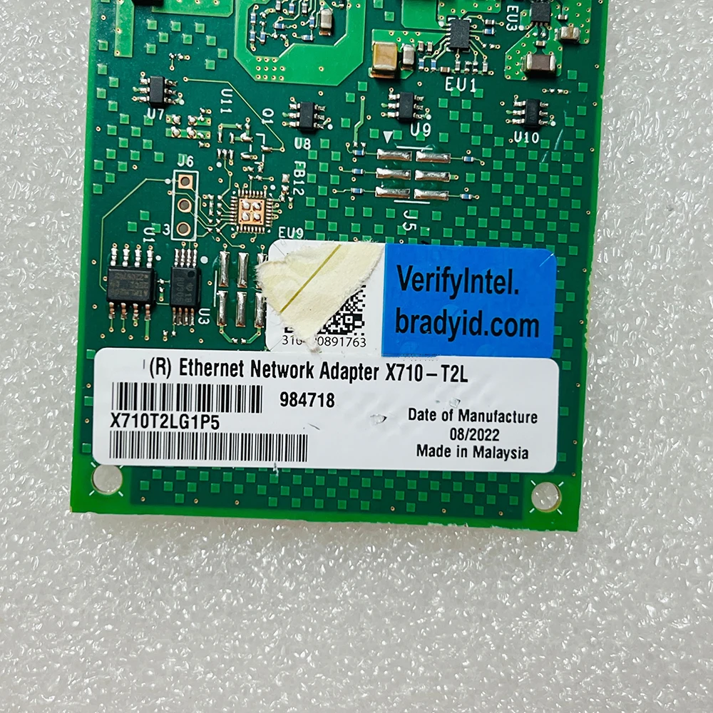 For Intel X710-T2L dual port 10 Gigabit Ethernet card 2.5G/10G X710-T2LG1P5 5 For Intel X710-T2L dual port 10 Gigabit Ethernet card 2.5G/10G X710-T2LG1P5 - Image 3