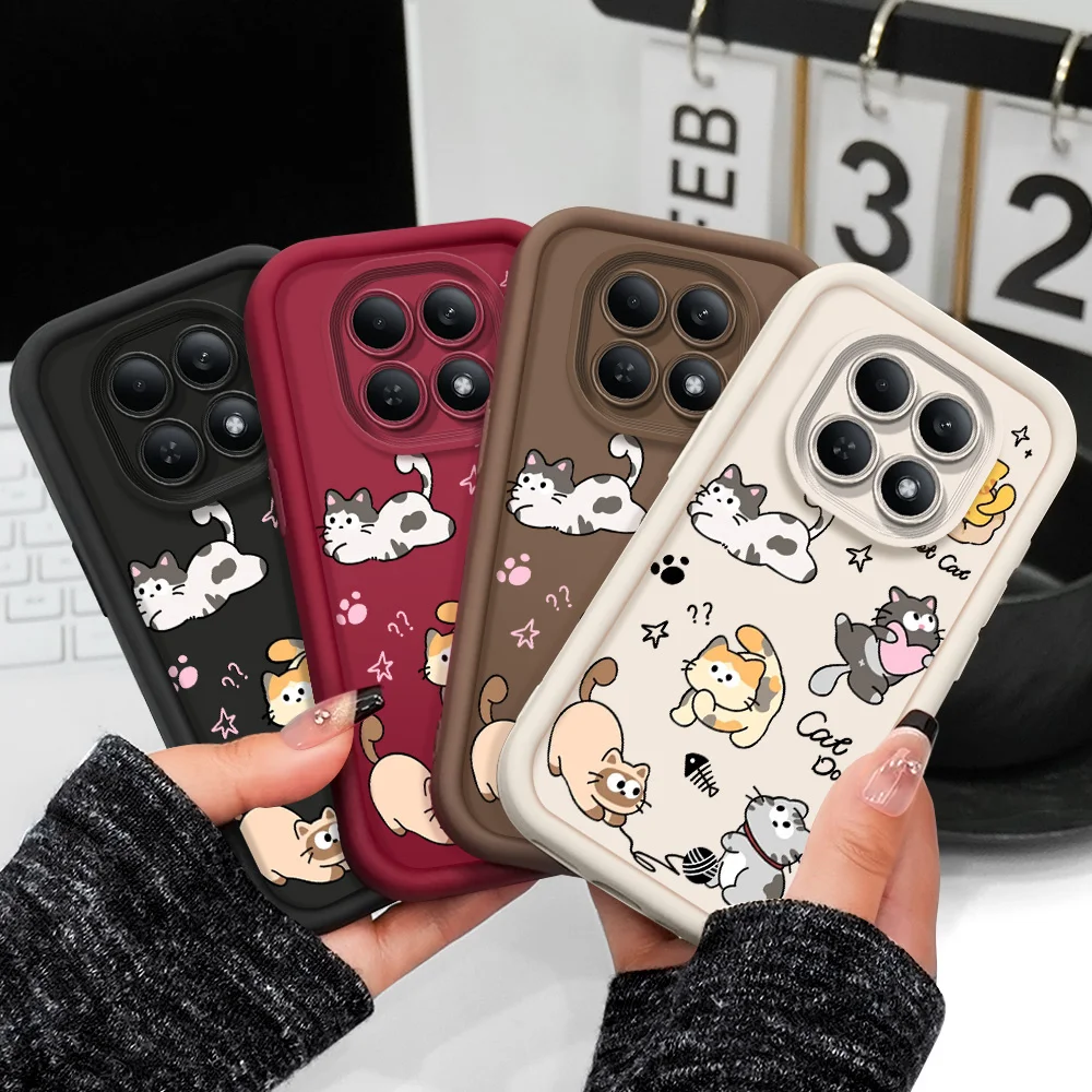 Cute Cat Staircase Soft Phone Case Cover