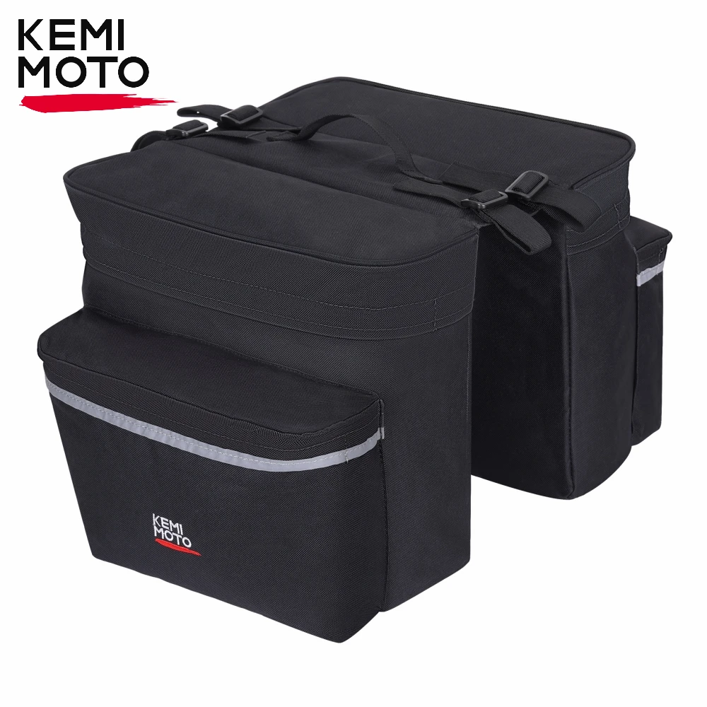 Bike Bag Panniers Rear Rack Bag 30L Large Capacity Water Resistant Bicycle Trunk Saddle Bicycle Width Less Than 4.7inch bicycle bag