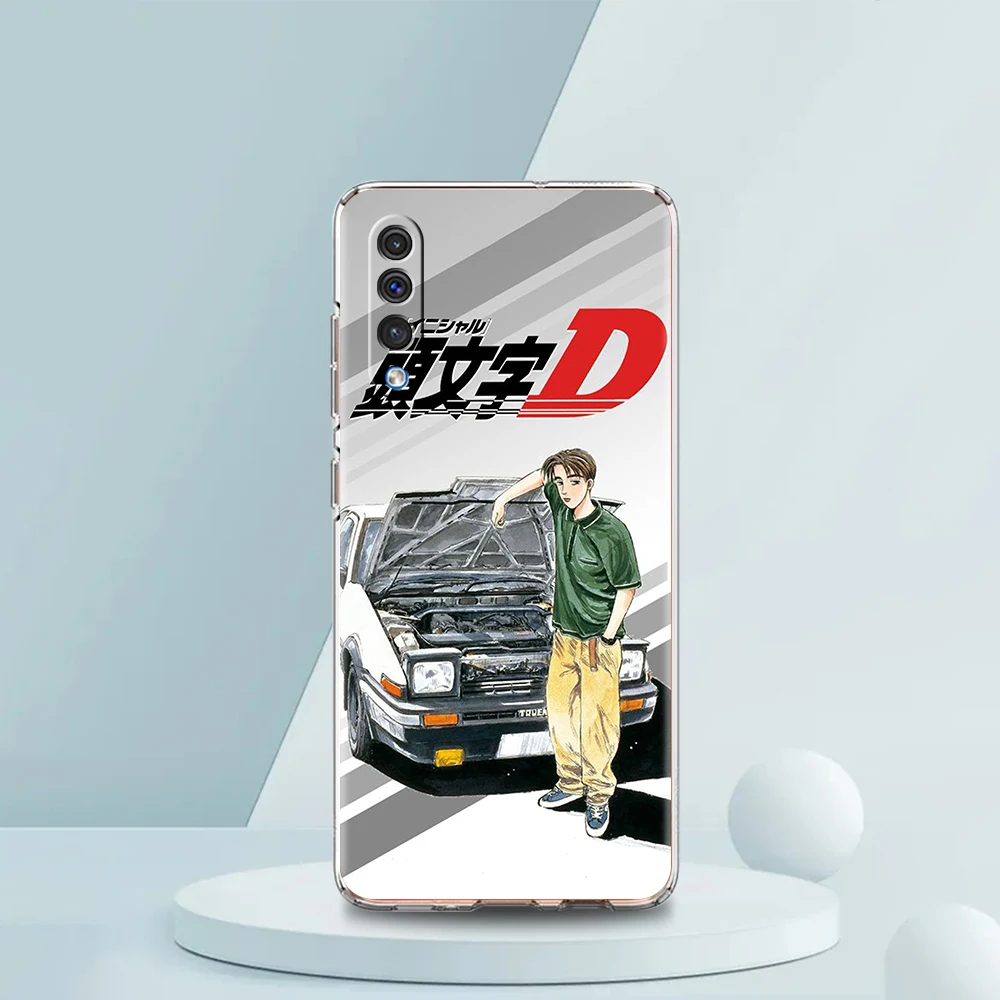 Luxurious Transparent Anime Initial D AE86 Phone Case – Premium Silicone Shell