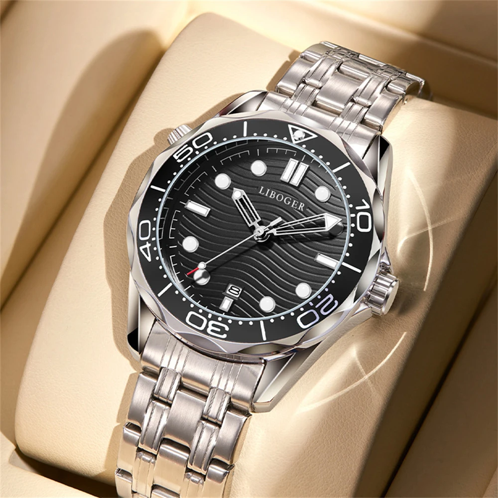 

Men's Luxury Designer 300 Series Watches 2024 Fashion Sport Calend Steeldive Quartz Watch For Men WristWatch Clock reloj hombre