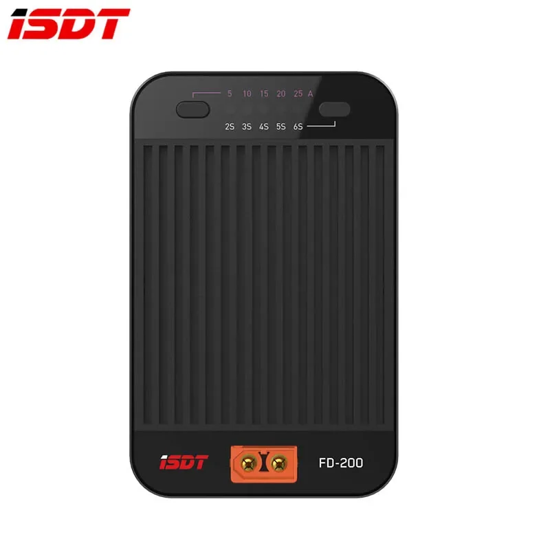 ISDT FD-200 200W 25A Support 2-8S Lipo Battery Wireless APP Control Discharger for RC Drone Car Boat Spare Parts 4