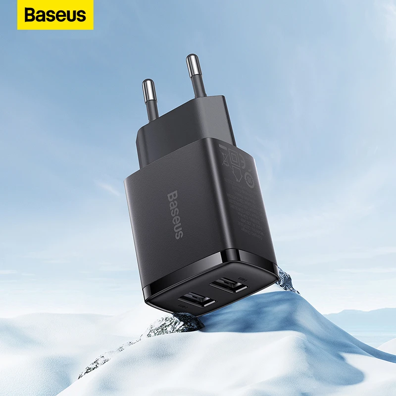 zeevruchten duim accu Baseus 10.5W Usb Reislader Mini Draagbare Muur Adapter Oplader Dual Port  Telefoon Opladen Voor Iphone Huawei Xiaomi| | - AliExpress