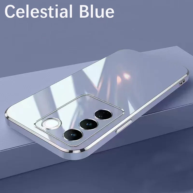 6D Gold Electoplated Case fo Samsung Galaxy S24 ULTRA S23 Plus S23FE A15 A05 A05S Soft Silicone Camea Potection_voghion.com