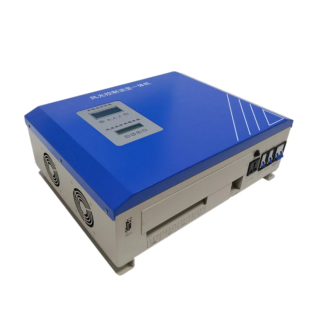 풍력 컨트롤러 PWM 5000VA 5KW 정현파 인버터 순수 사인파 인버터 홈 풍력 및 태양열 시스템 60A 충전 컨트롤러