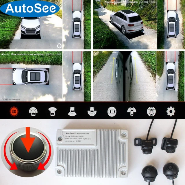 3D Schlüssel-Königin Auto 360 grad Kamera SVM surround view