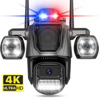 WONSDAR caméra IP Triple objectif extérieur remplissage sonore haut-parleur WiFi caméra détection humaine suivi automatique PTZ Surveillance vidéo iCSee 1