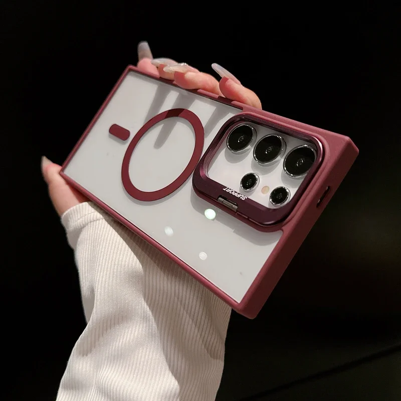 Magsafe-Compatible Clear Shockproof Wireless Charging Case